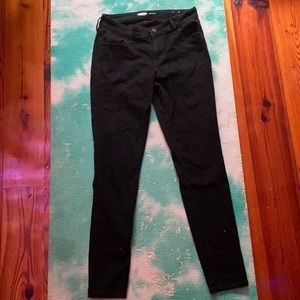 Old navy super skinny black jeans